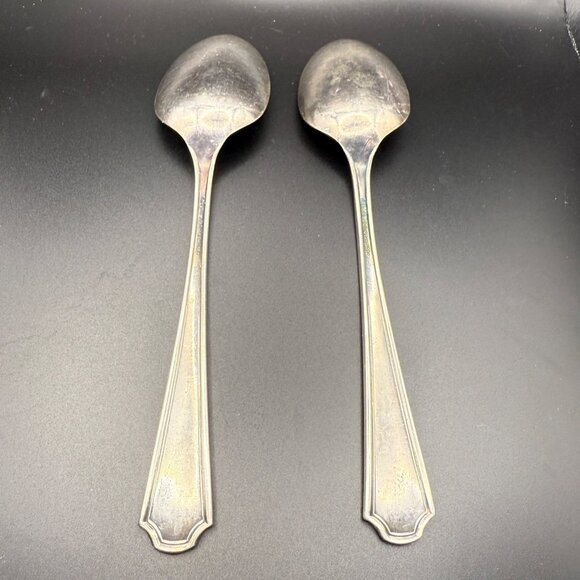 Oneida Silverplate Clairhill-Fairhill Pattern Set of 4 Teaspoons & 2 Tablespoons - Picture 3 of 9